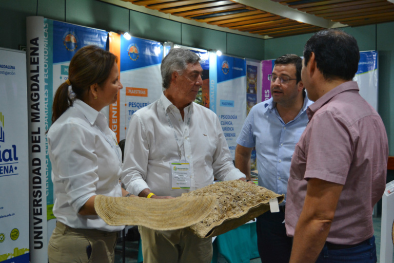Productos alimenticios derivados del banano presentados en el Foro Bananero 2019 por la Fundación Banasan
